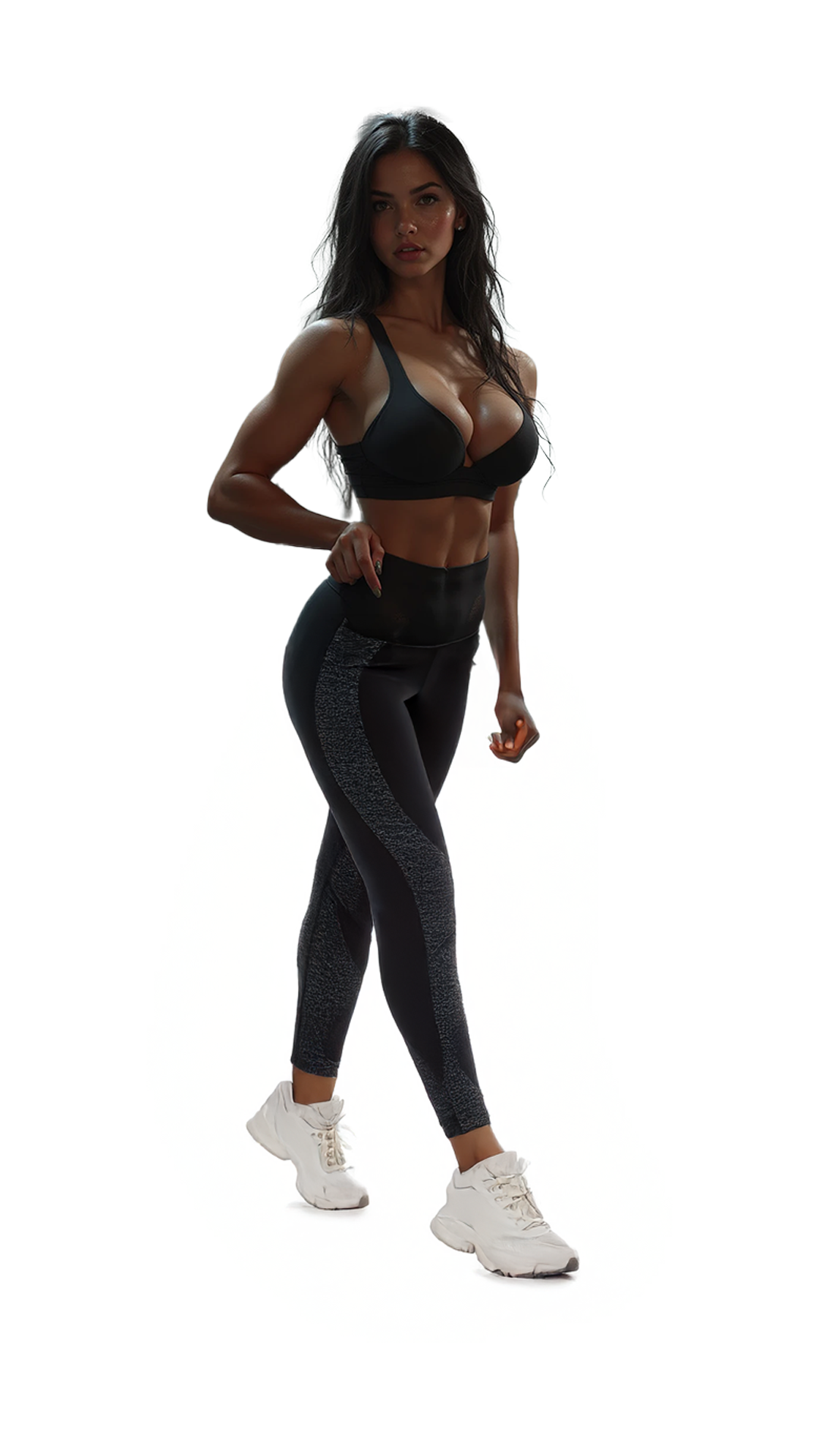 Heavy body type illustration